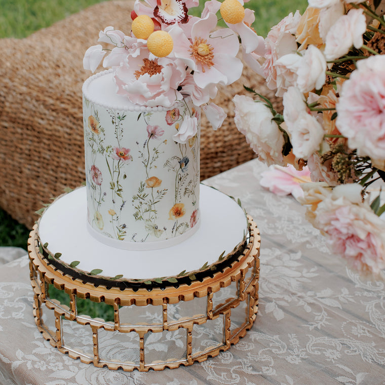 Base Mosaicos Oro - 30cm