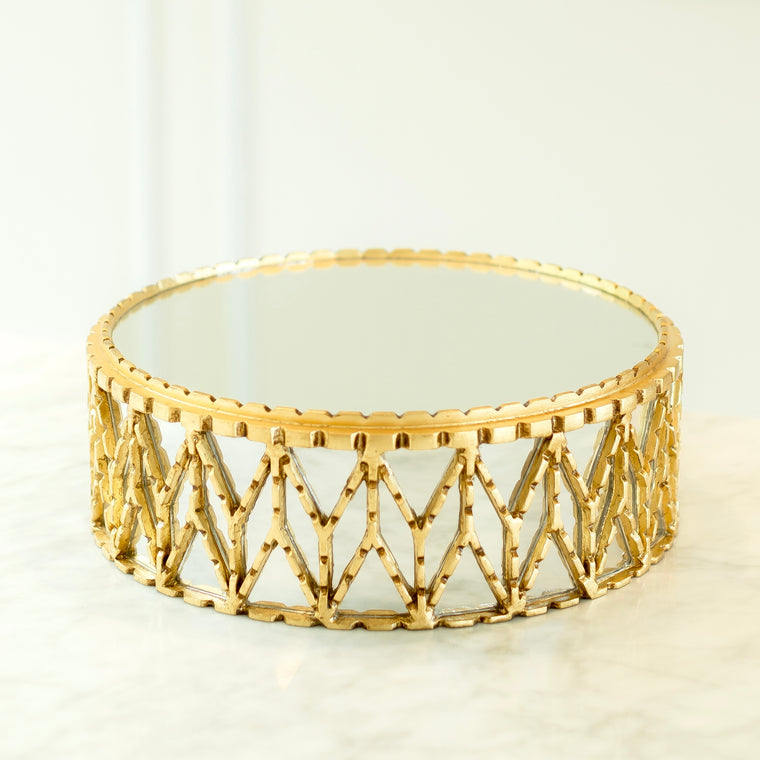 Base Zig Zag Oro- 35cm