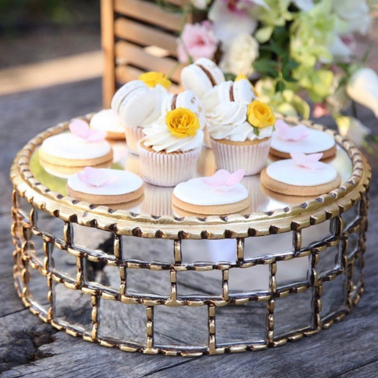 Base Mosaicos Oro - 35cm