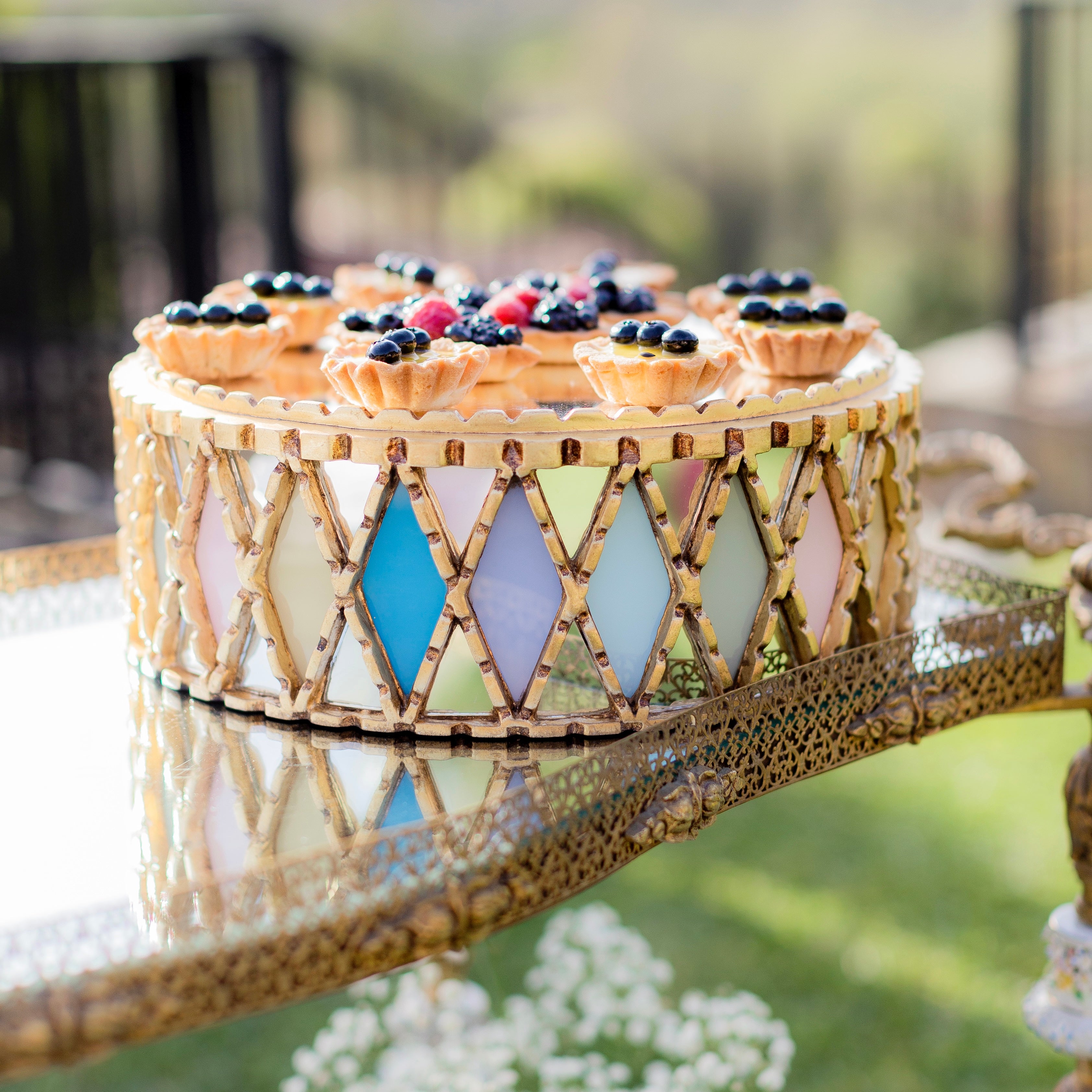 Base Rombos Multicolor - 30cm